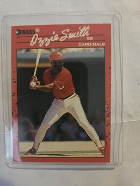 Donruss Ozzie Smith Baseball Card - Red